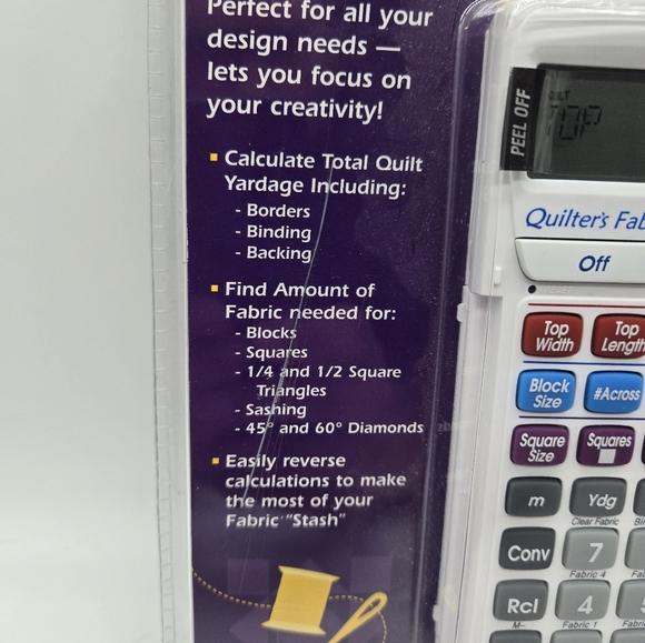 Calculated Industries Quilter's FabriCalc. - Picture 4 of 8